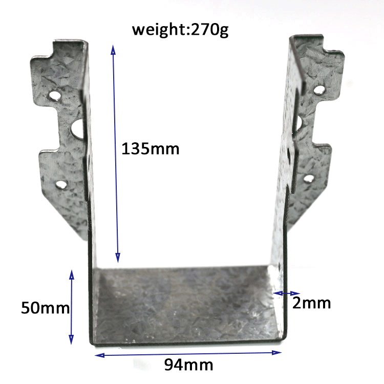 Customized Galvanized Steel Connecting Wood Timber Joist Hanger Bracket