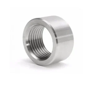 OEM Custom Cnc Turning Stainless Steel  Round Threaded  M8 Steel  Spacers Aluminum End Nuts