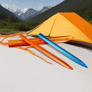 High Precision Custom Plastic Cnc Lathe Machine Parts Aluminum Camping Tent Pegs Cnc Machining Parts