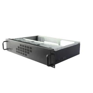 482*300*89mm PD002 Custom IP54 2U Rack Mount Aluminum Distribution Box Enclosure